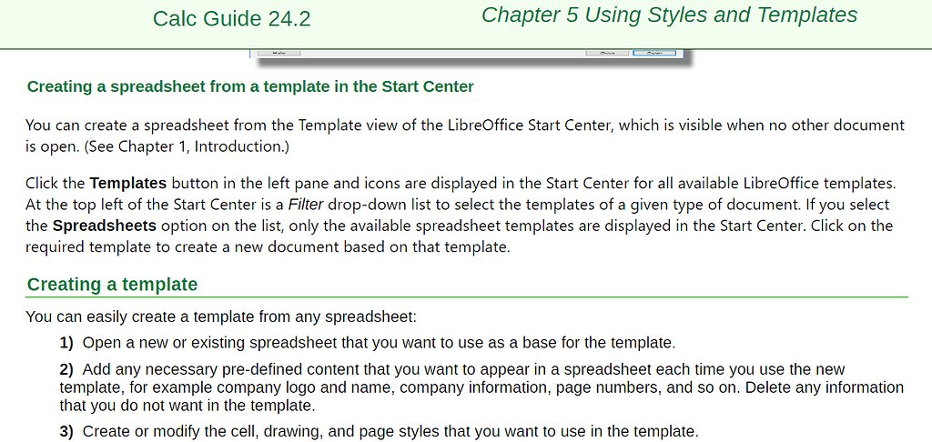 Different fonts in the Calc 24.2 Web Guide - LibreOffice Guides - The ...